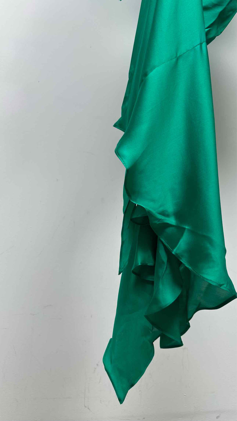 Acne Studios L/S Asymmetrical Cut Out Silk Dress