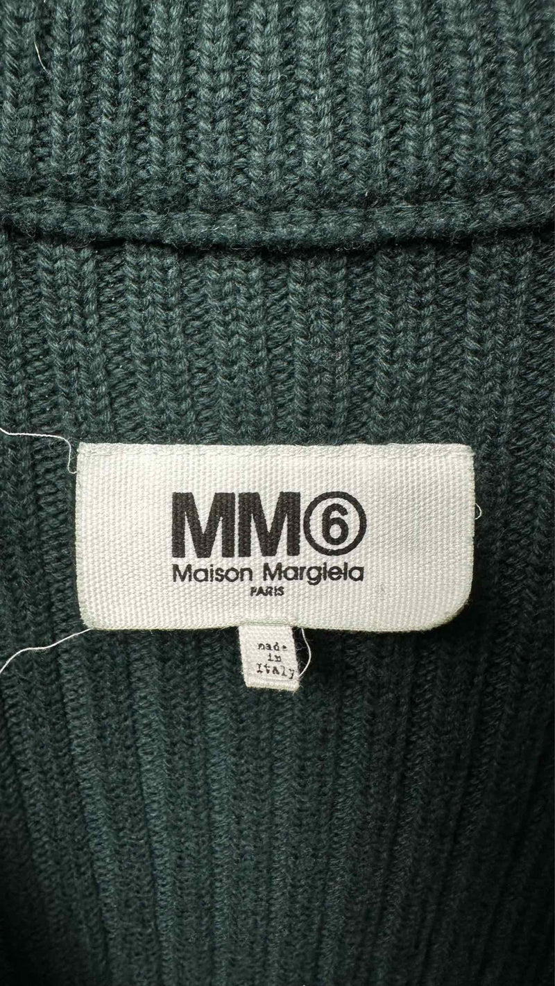 MM6 Distressed Rib Drivers Sweater
