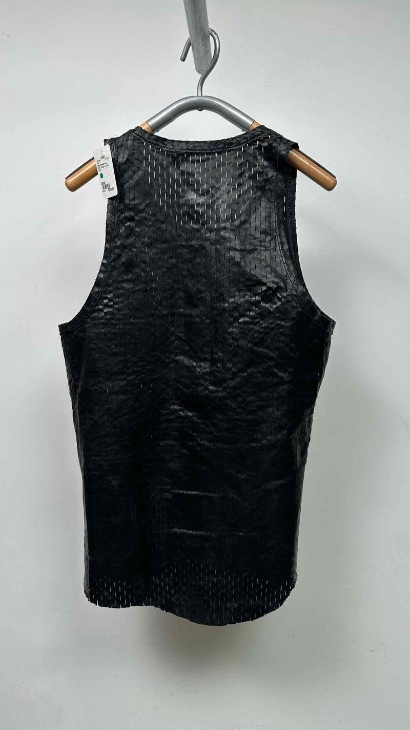 Carol Christian Poell Perforated-leather Object-dye Vest