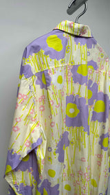 Sportmax Belted Floral Oversized Shirt Dress