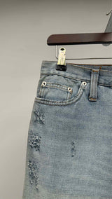 Dolce & Gabbana X DC Comics Distressed Superman Patch Jeans