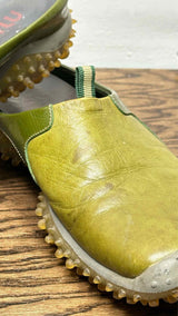 Miu Miu Bubble-sole Leather Mules