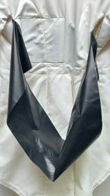 Comme Des Garcons Belt-datailed Tow-tone Tuxede Jacket
