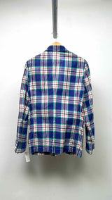 Comme Des Garcons Homme Plus Plaid Knit-patchwork Jacket