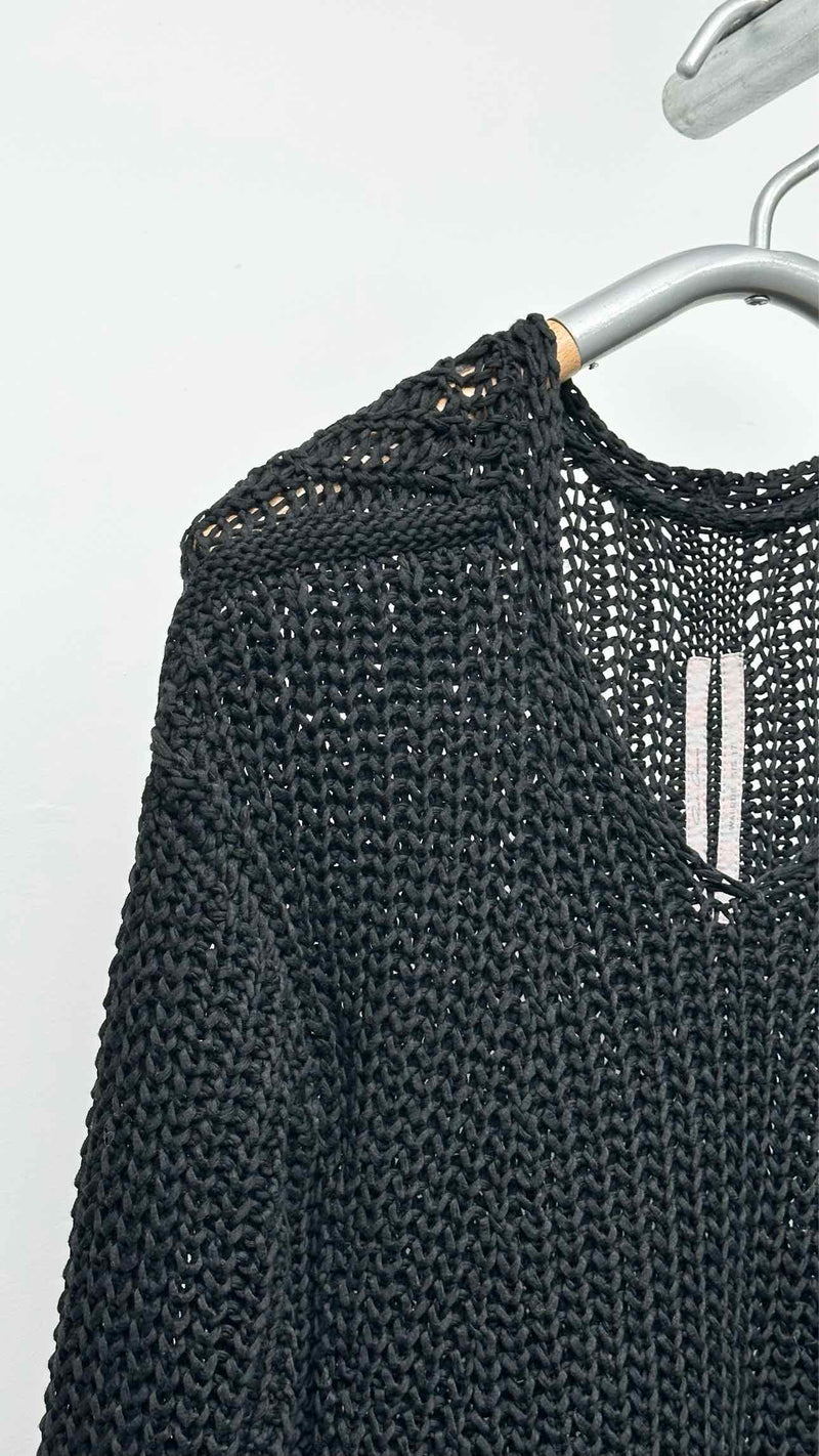 Rick Owens Oversized Loose-Knit Sweater