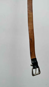 Giorgio Armani Crocodile Embossed Leather Belt