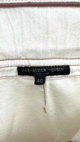 Alexander McQueen High-waisted Drawstring Wide Cargo Pants