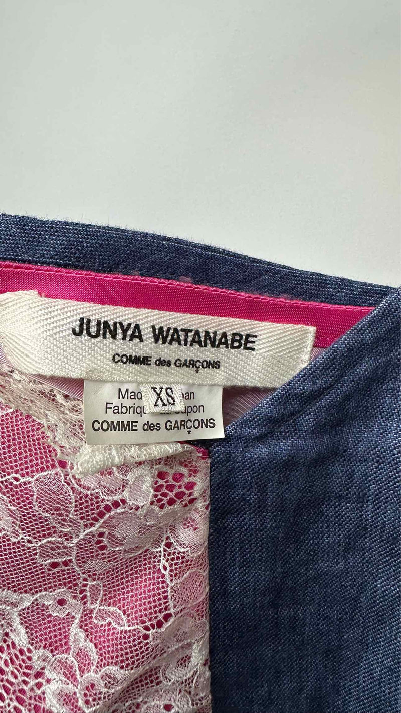 Junya Watanabe N/S Denim Scarf Hybrid Wrap Dress