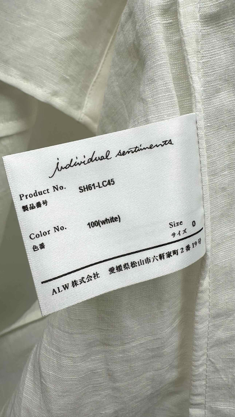 Indivisual Sentiments Oversized Collar-Less Shirt Dress
