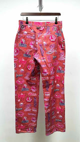 Kiko Kostadinov X Hysteric Glamour Multi-Logo Skirt Jeans