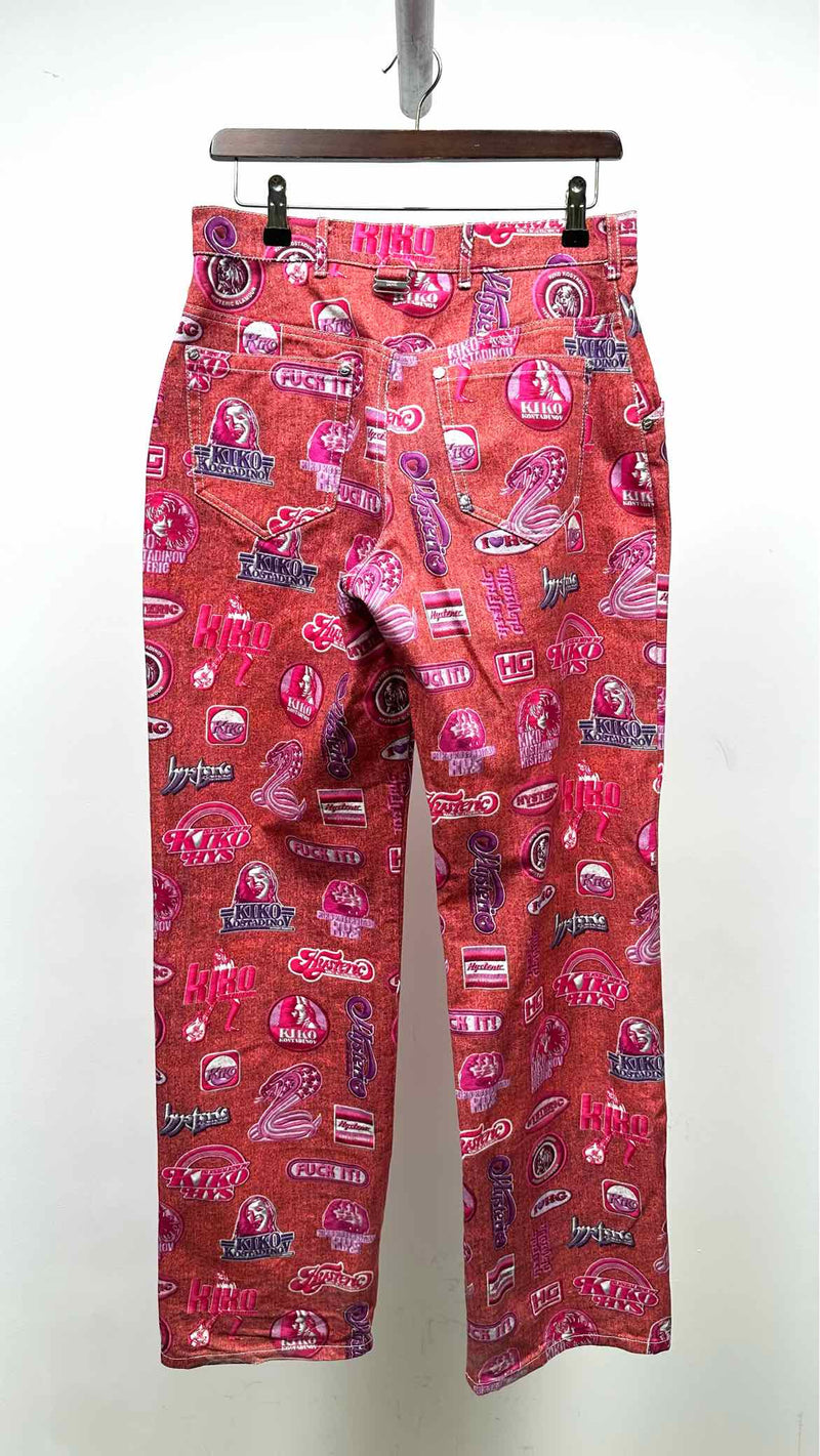 Kiko Kostadinov X Hysteric Glamour Multi-Logo Skirt Jeans
