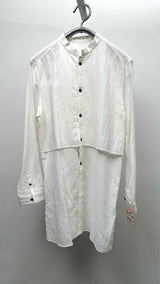 Indivisual Sentiments Oversized Collar-Less Shirt Dress