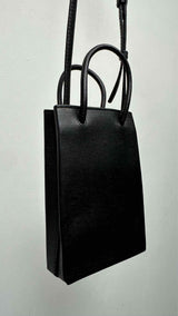 Balenciaga Leather Logo Shoulder Bag