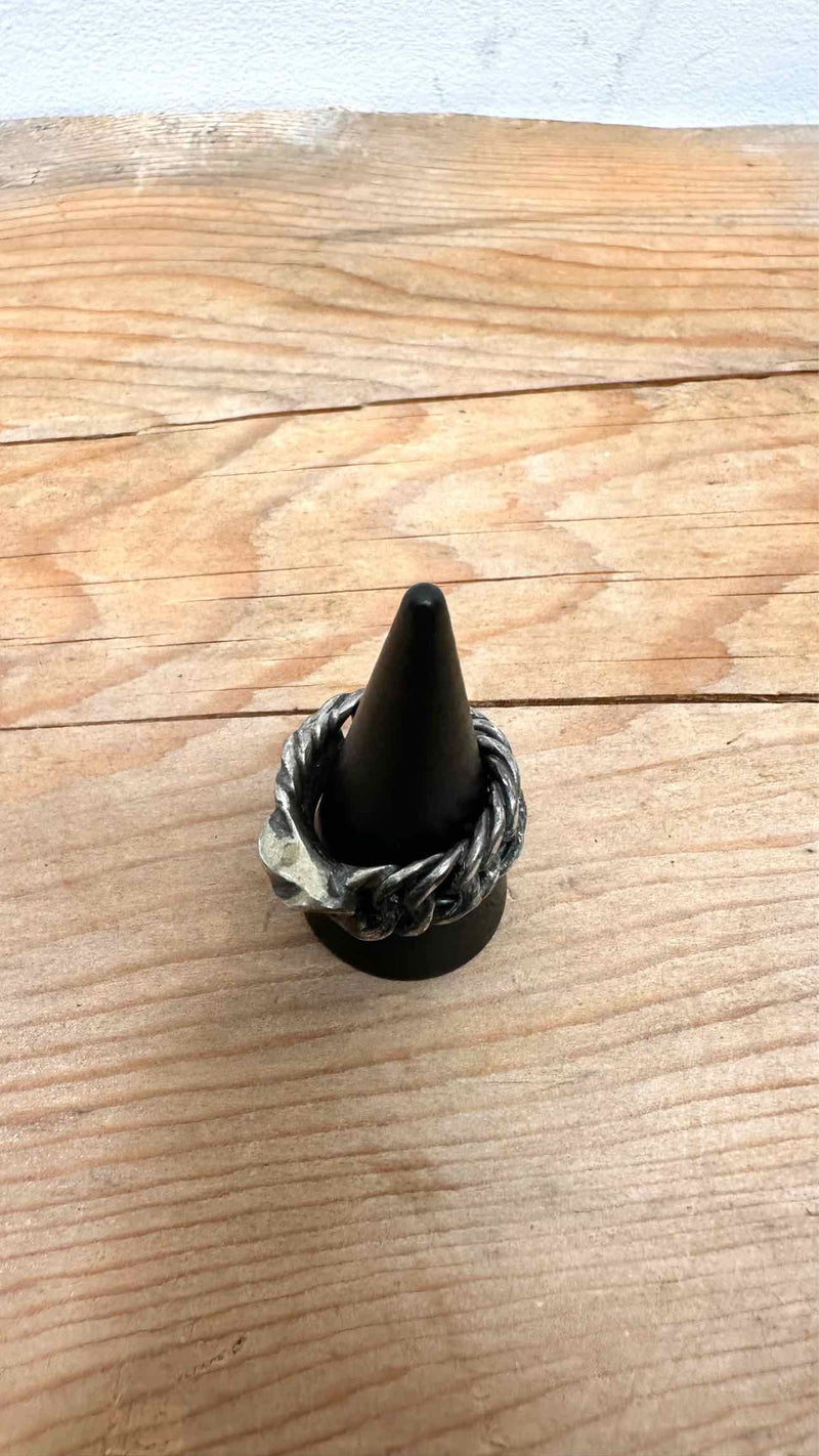 Carol Christian Poell Melted Silver Ring