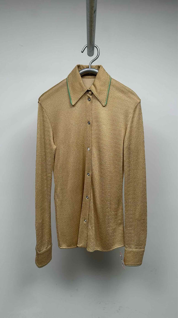 Acne Studios Glitter Long Knit Shirt