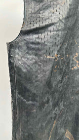 Carol Christian Poell Perforated-leather Object-dye Vest