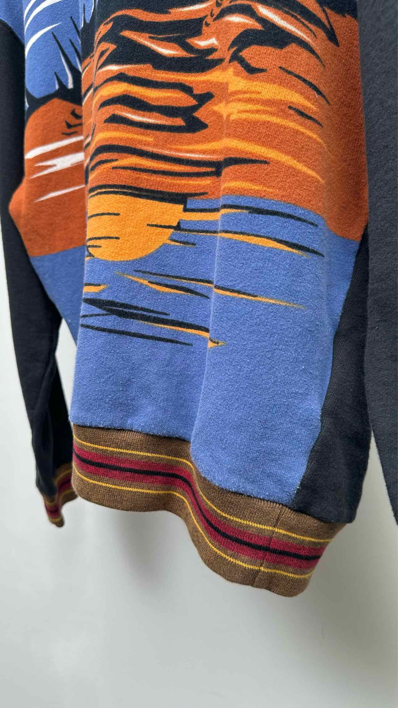PRADA Sunset Landscape Sweatshirt