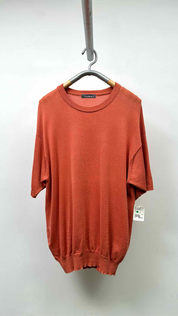 Issey Miyake Men S/S Drop-shoulder Knit Top