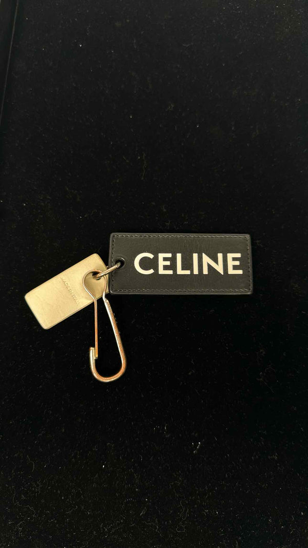 CELINE Logo-leather Key Chain