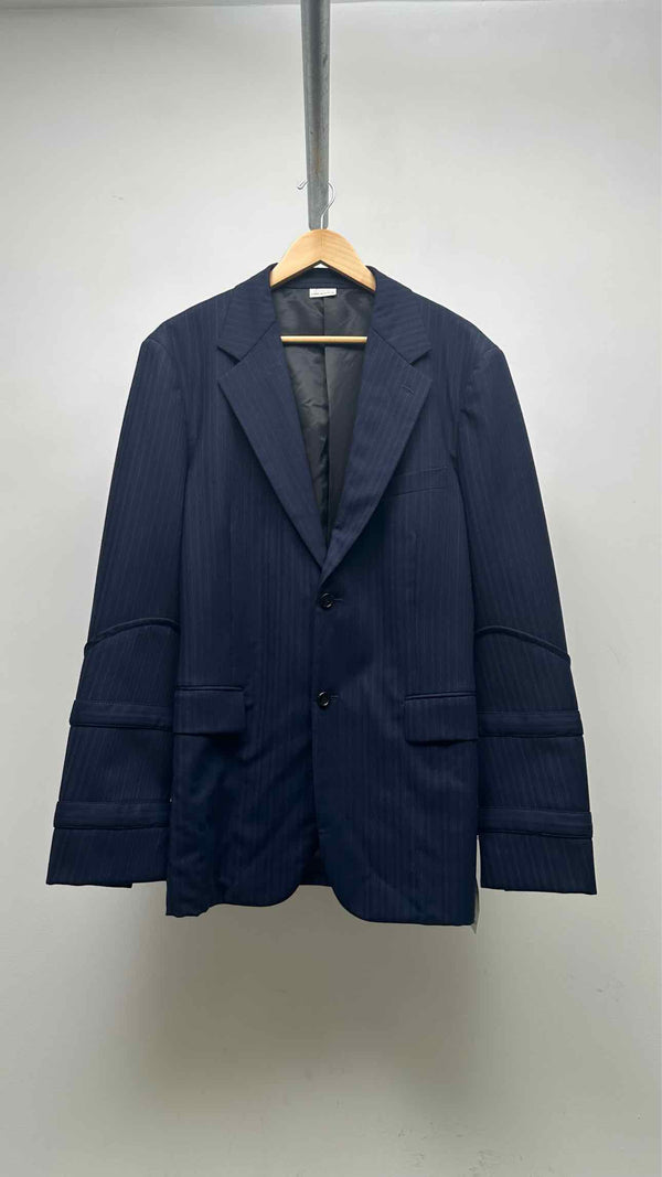 Comme Des Garcons Homme Plus Oversized Pinstripe Armor Jacket