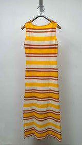 Miu Miu N/S Border Long Dress