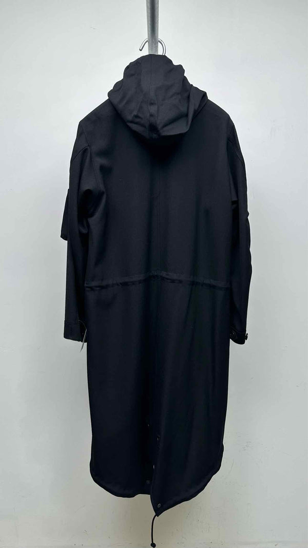 Yohji Yamamoto Pour Homme Wool Gabadine Hooded Mods Coat
