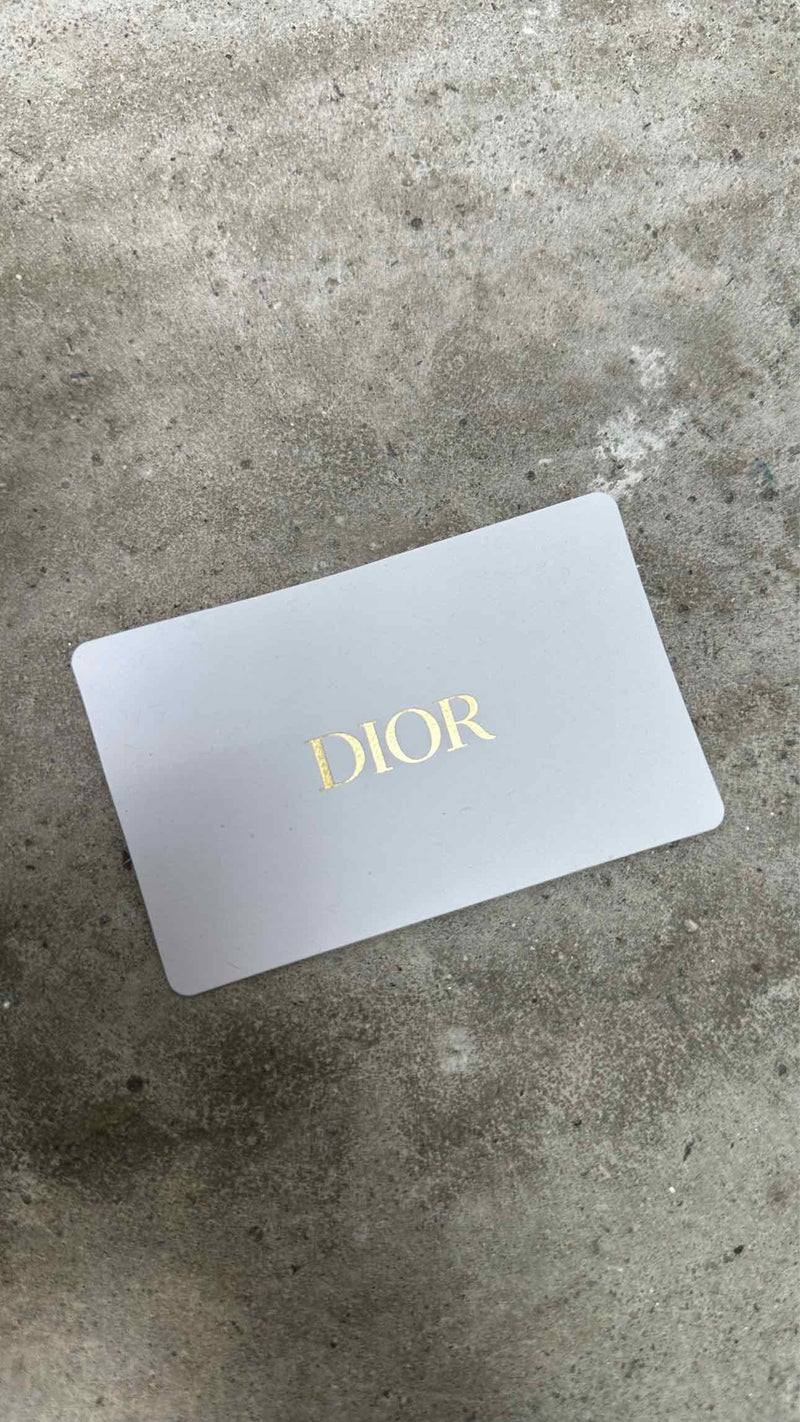 Dior Embroidered Logo Cosmetic Bag