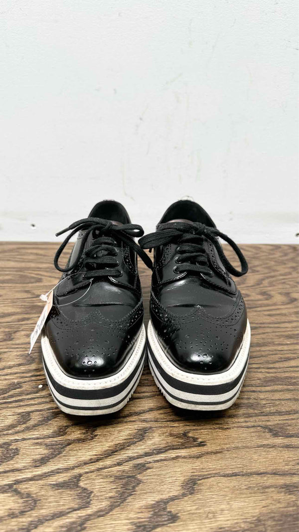 PRADA Platform Wing-Chip Shoes