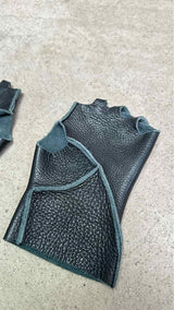 MA+ Fingerless Leather Gloves