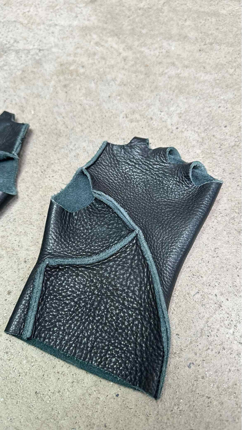 MA+ Fingerless Leather Gloves